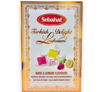 Lokum rose with lemon 200g Sebahat