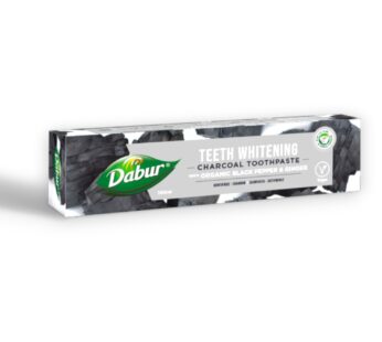 Toothpaste with Activated Charcoal, Organic Pepper & Ginger 100ml Dabur