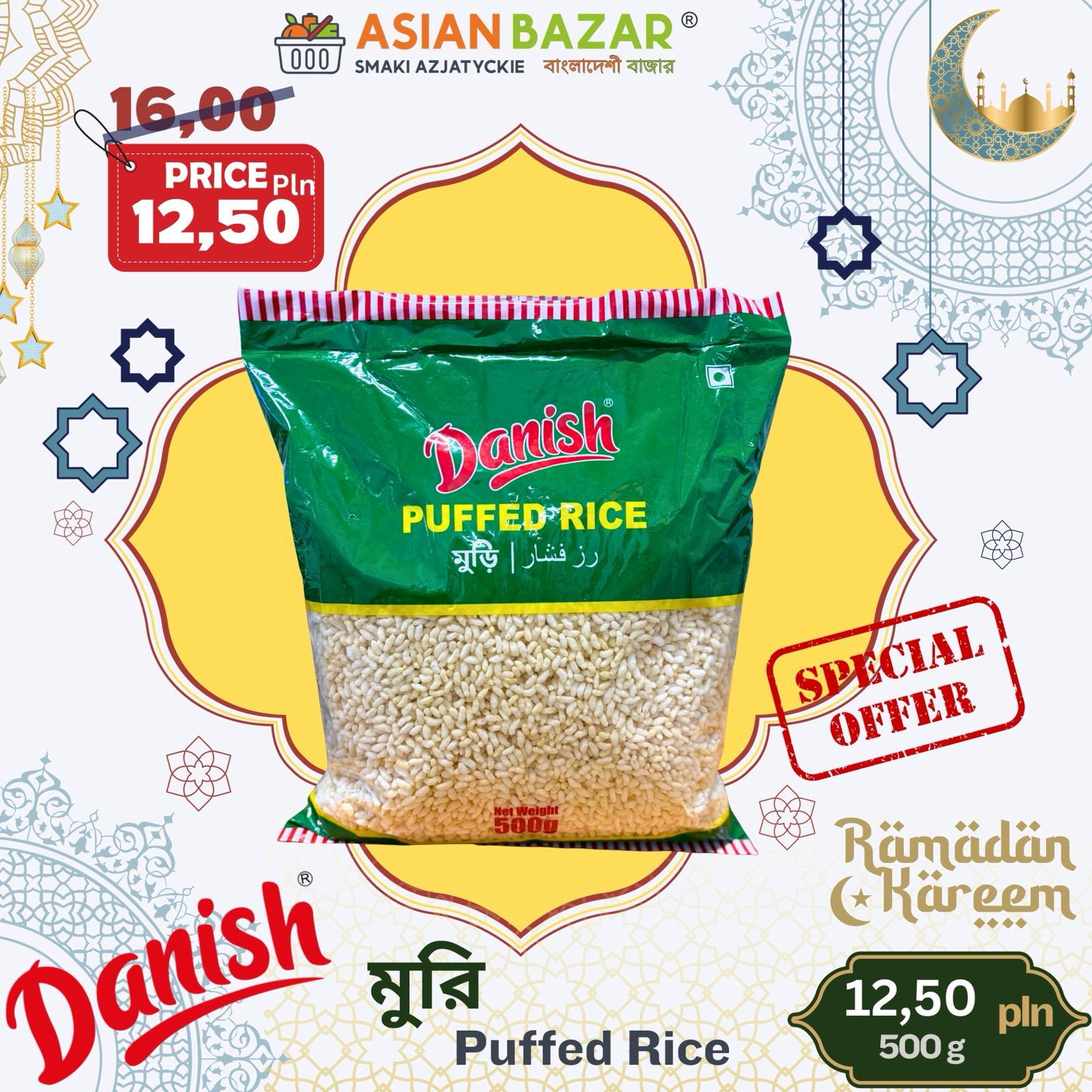 Muri Puffed Rice 500g Danish