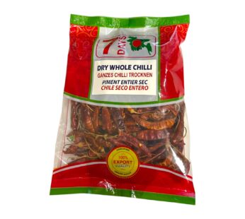 Dry chilli whole 100g 7Days